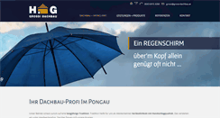Desktop Screenshot of grossi-dachbau.at
