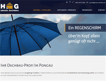 Tablet Screenshot of grossi-dachbau.at